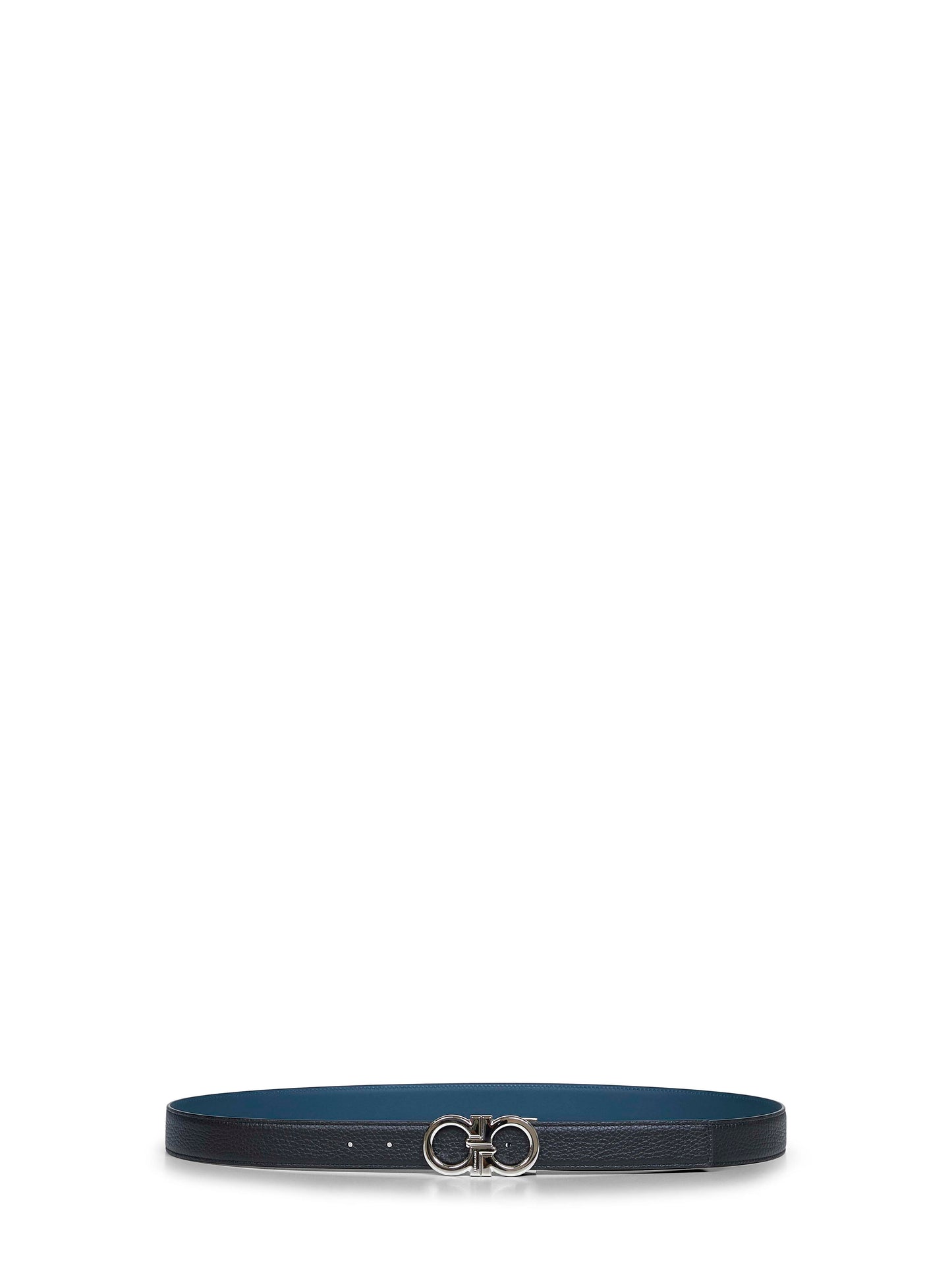 Two-tone Gancini reversible belt