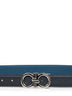 Two-tone Gancini reversible belt