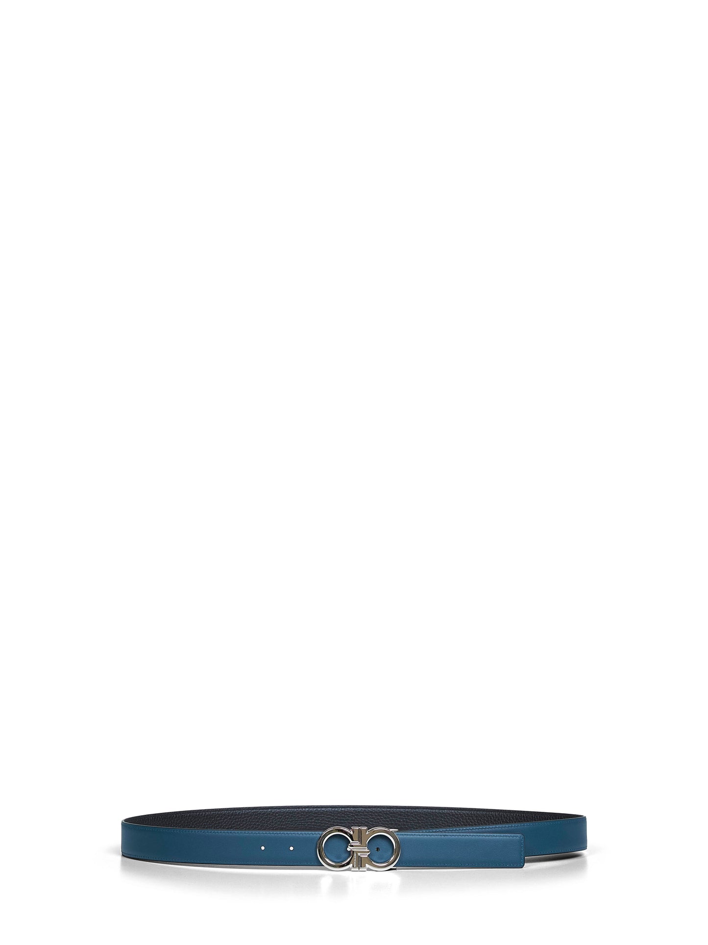 Two-tone Gancini reversible belt
