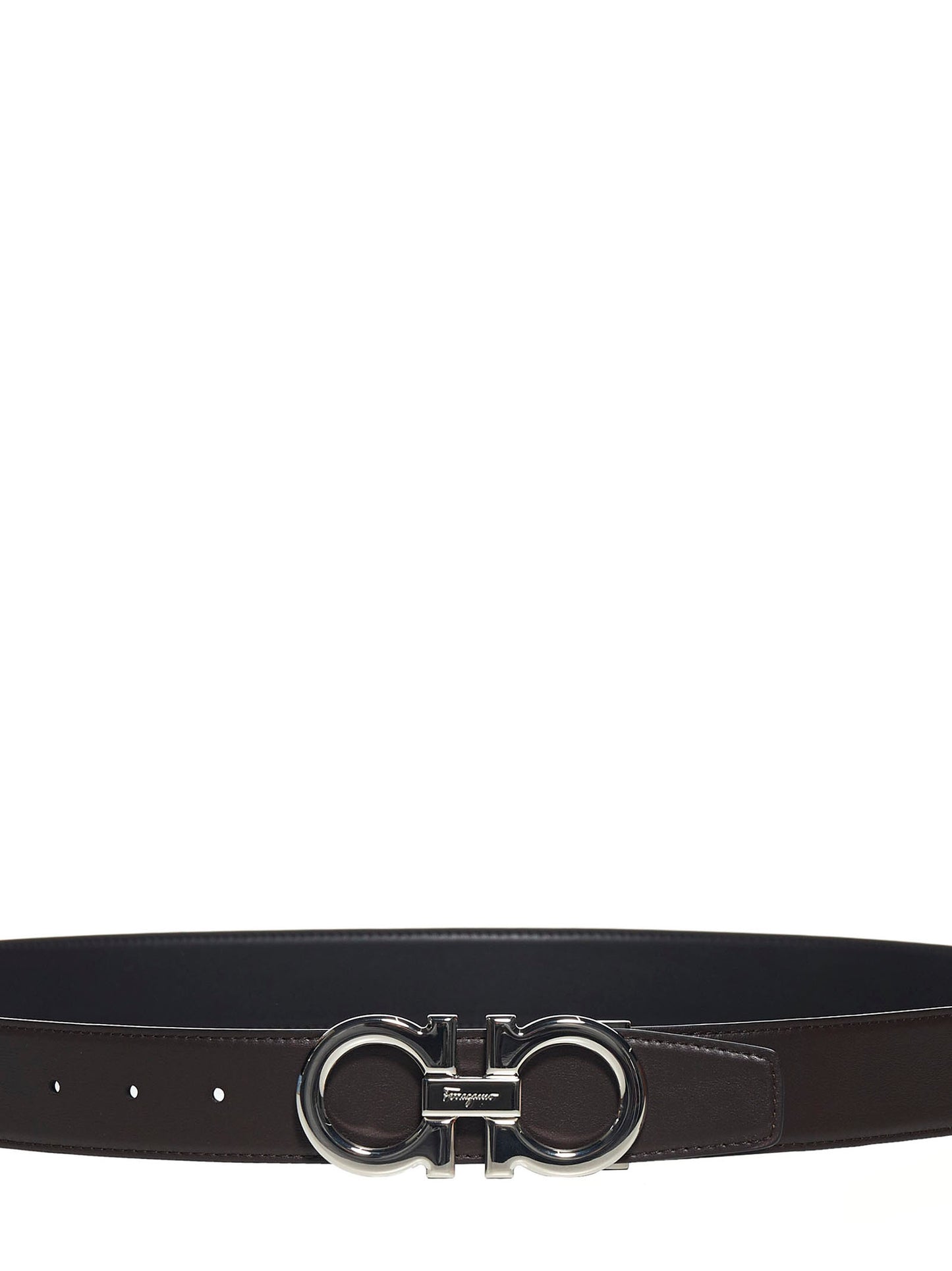 Reversible and adjustable Gancini belt