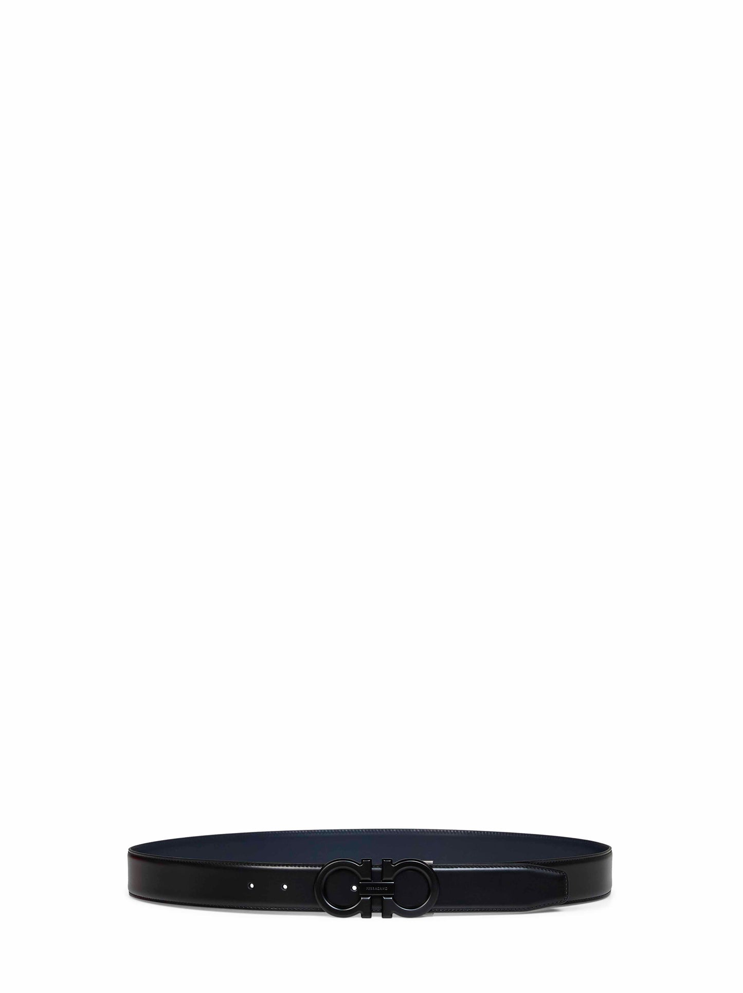 Two-tone Gancini reversible belt