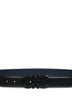 Two-tone Gancini reversible belt