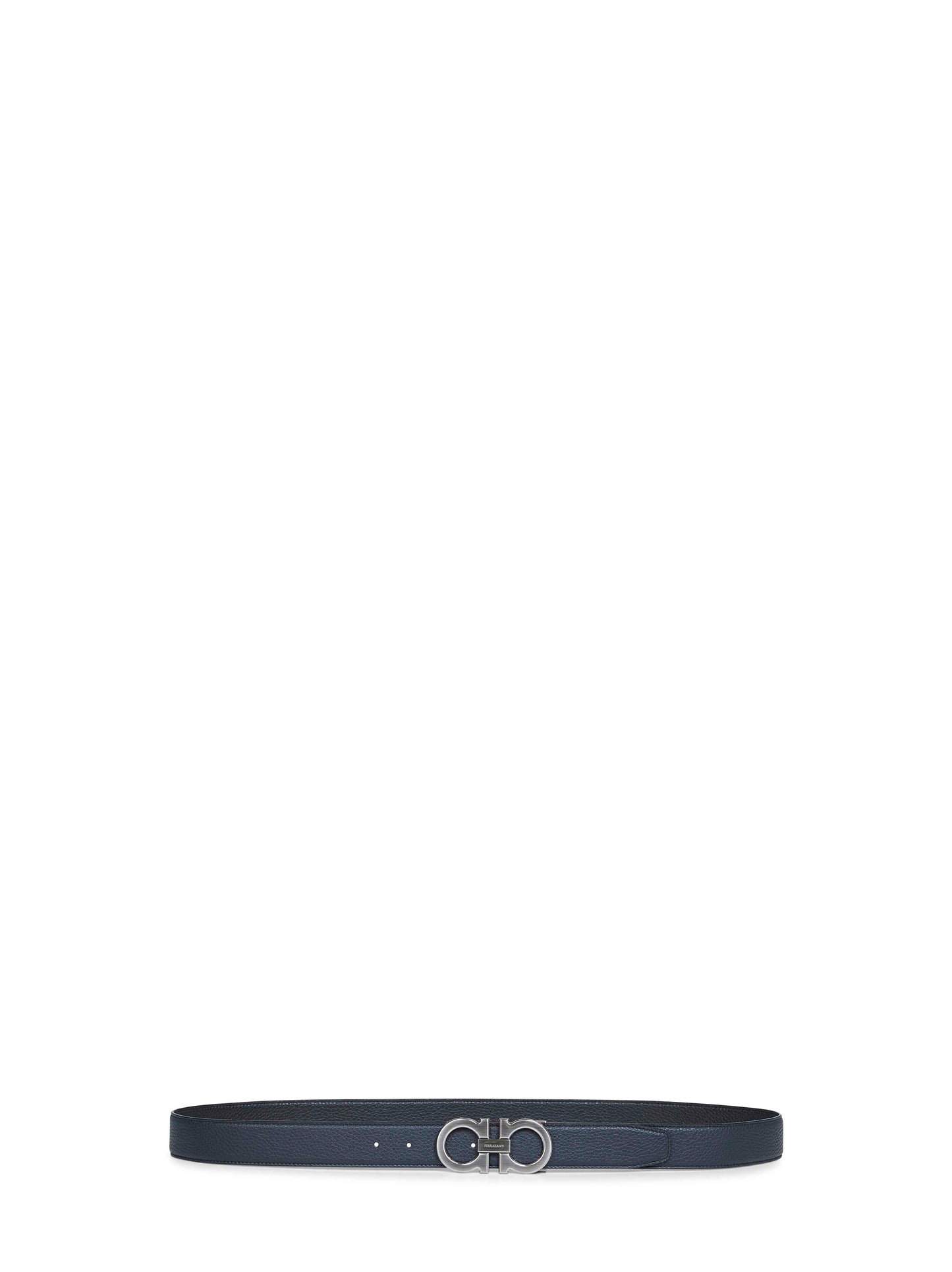 Two-tone Gancini reversible belt