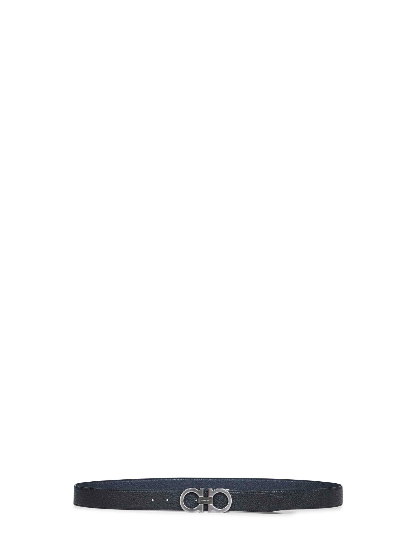 Two-tone Gancini reversible belt