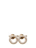 Orecchini Gancini con strass Ferragamo