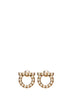 Gancini earrings with pearls