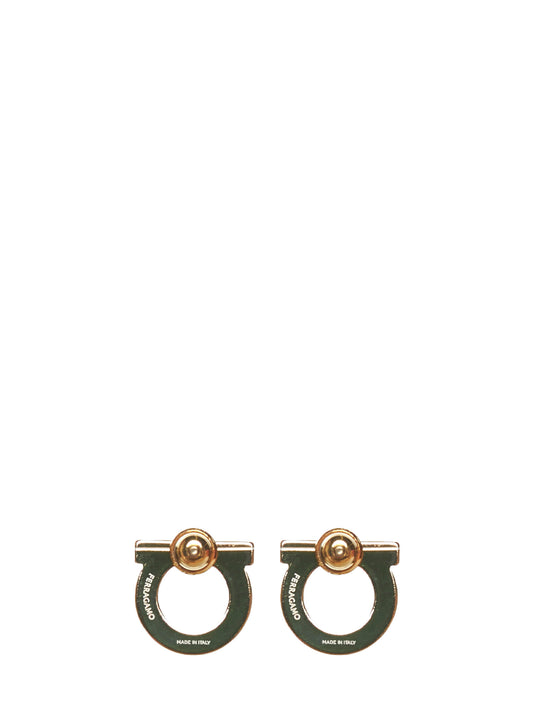 Gancini earrings with pearls