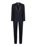 Abito smoking Icon Soho slim fit in saia di lana blu