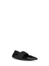 Black Naplack leather Crush ballet flats