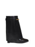 Stivaletti Shark Pinch in pelle nera