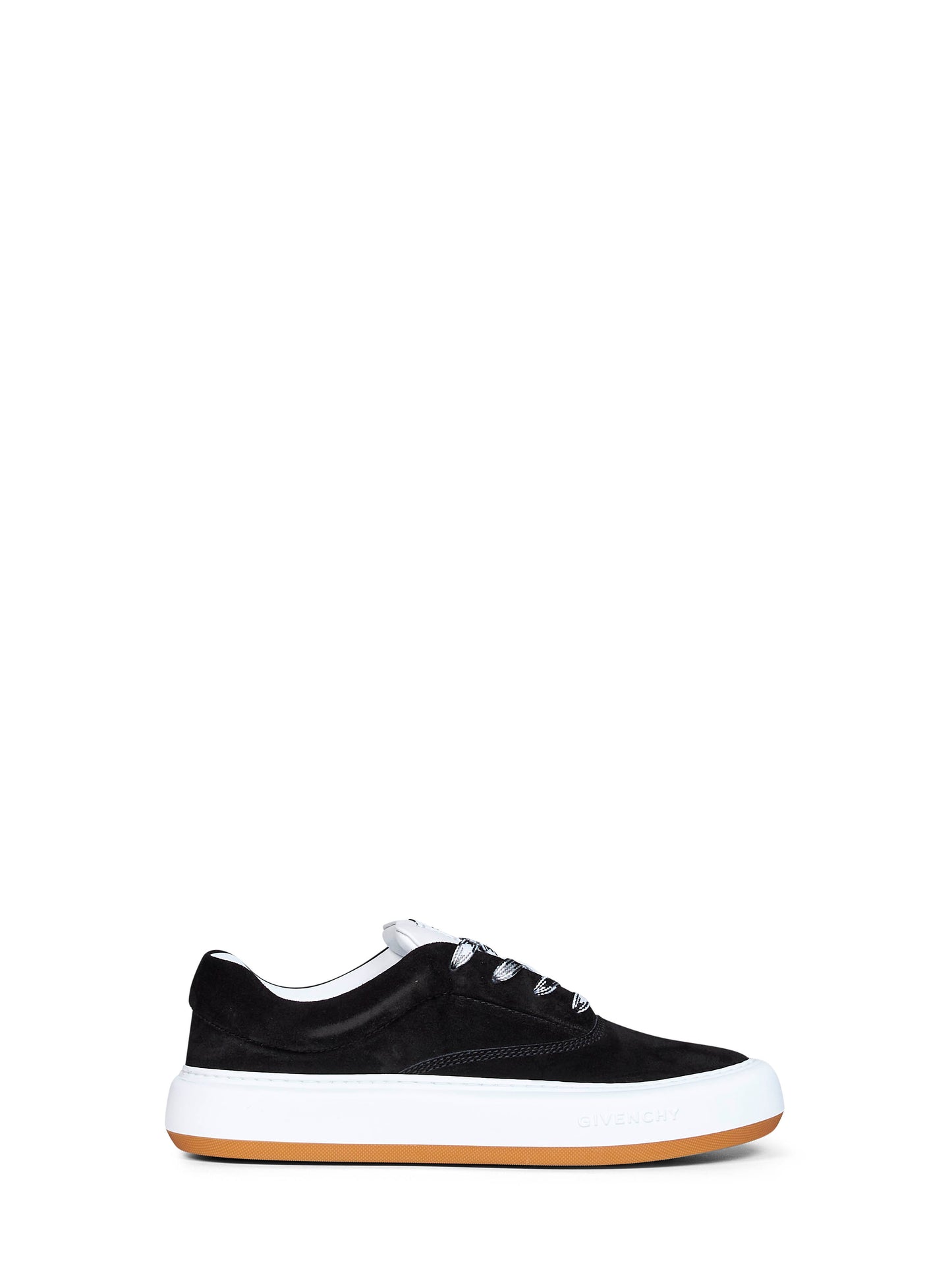 Sneakers New City in pelle scamosciata nera
