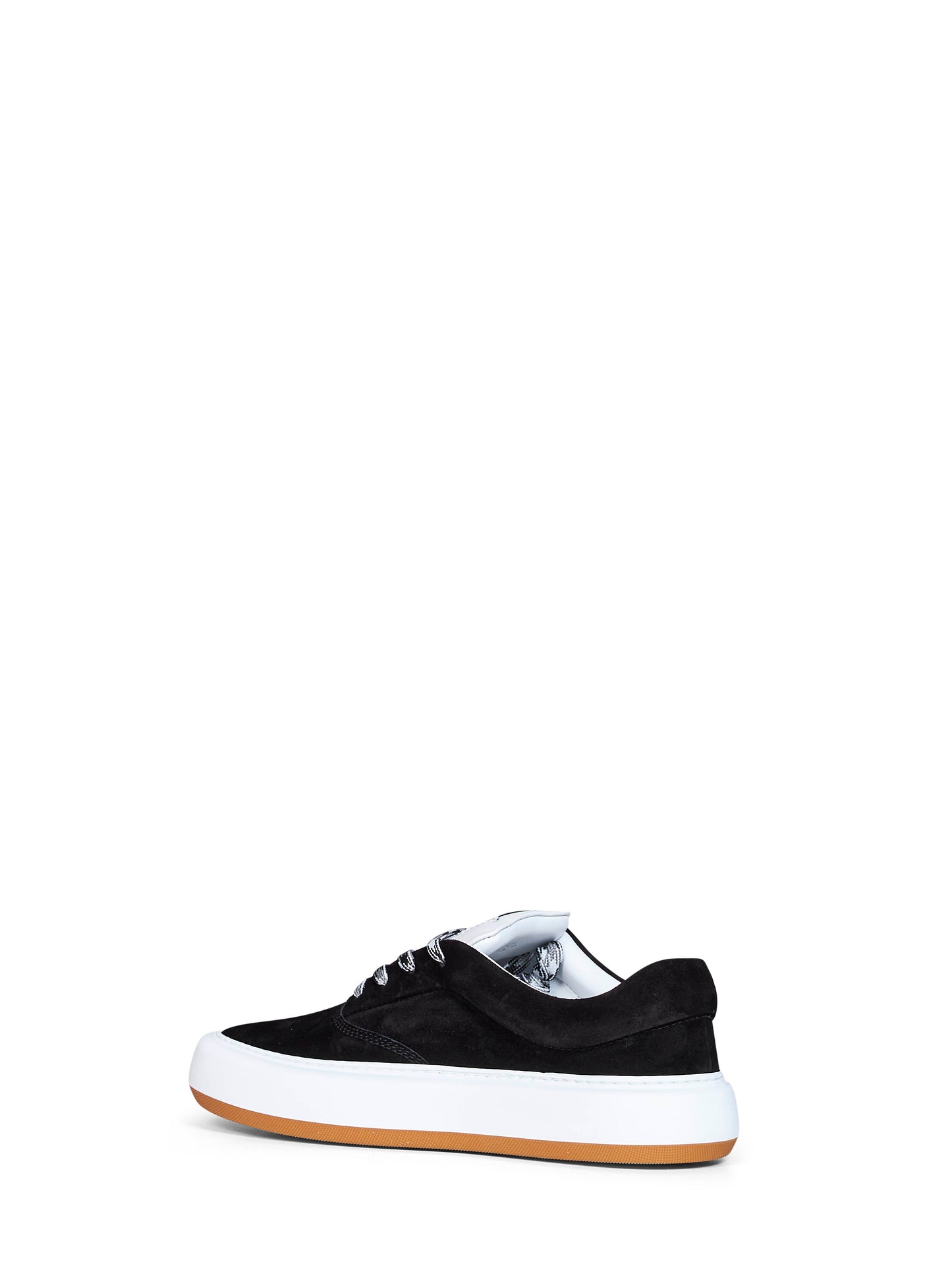 Sneakers New City in pelle scamosciata nera