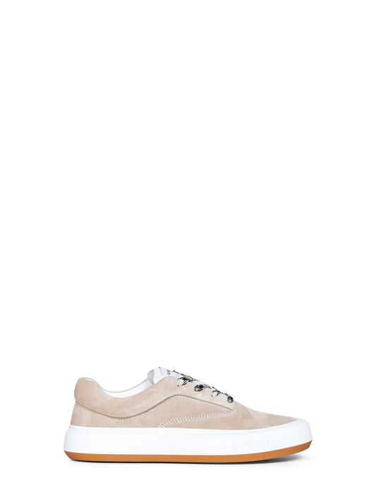 Sneakers New City in pelle scamosciata beige