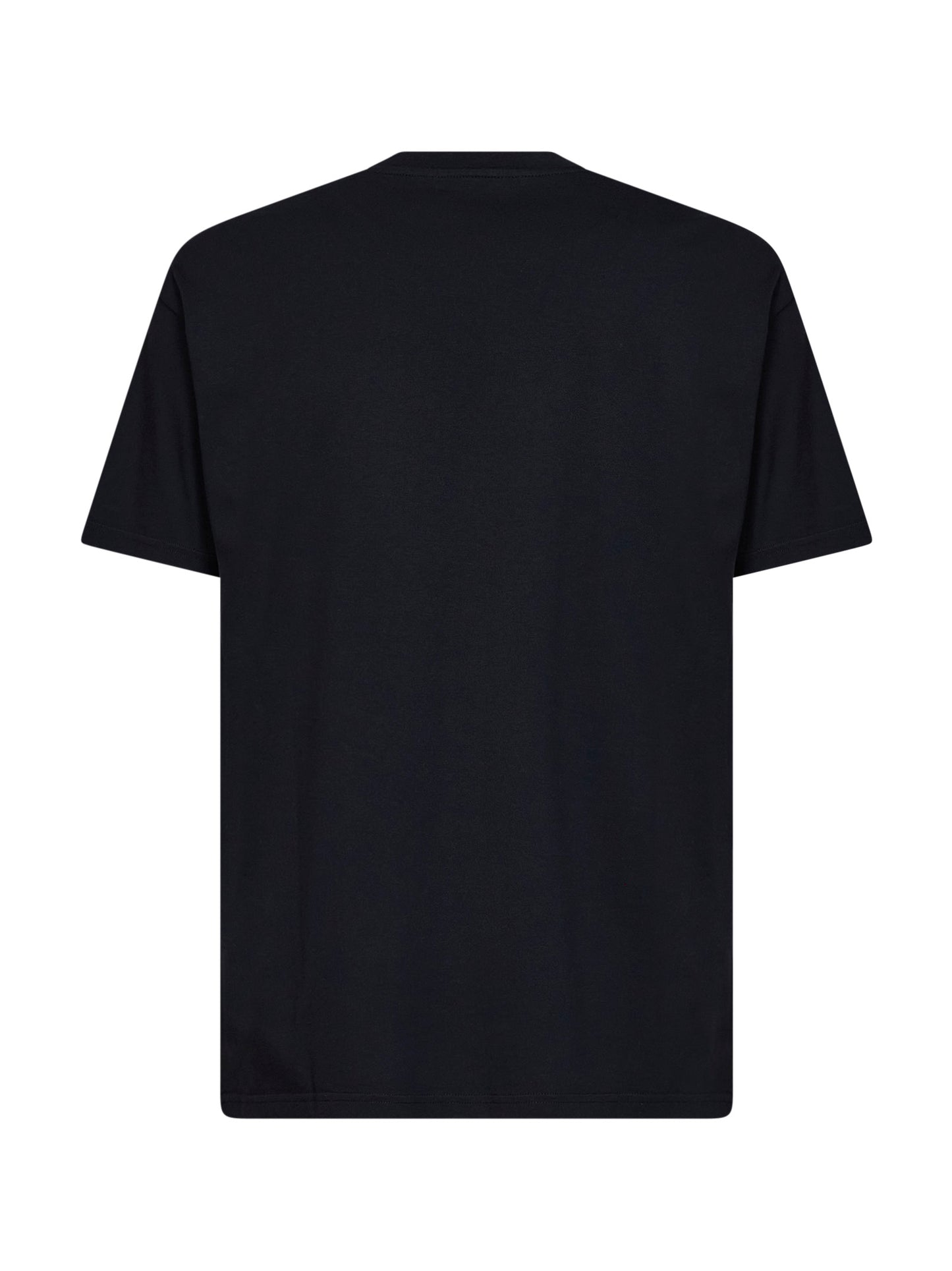Black cotton T-shirt with Photographic Negative print