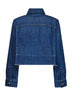 Blue cotton denim shirt