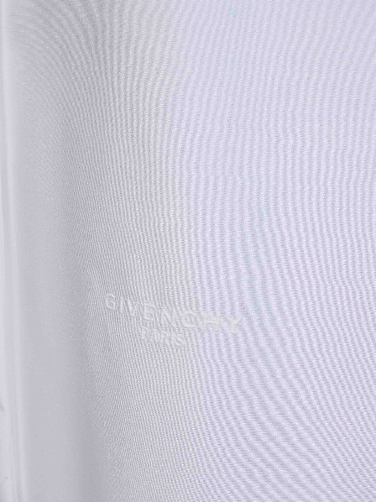 White poplin back-to-front shirt
