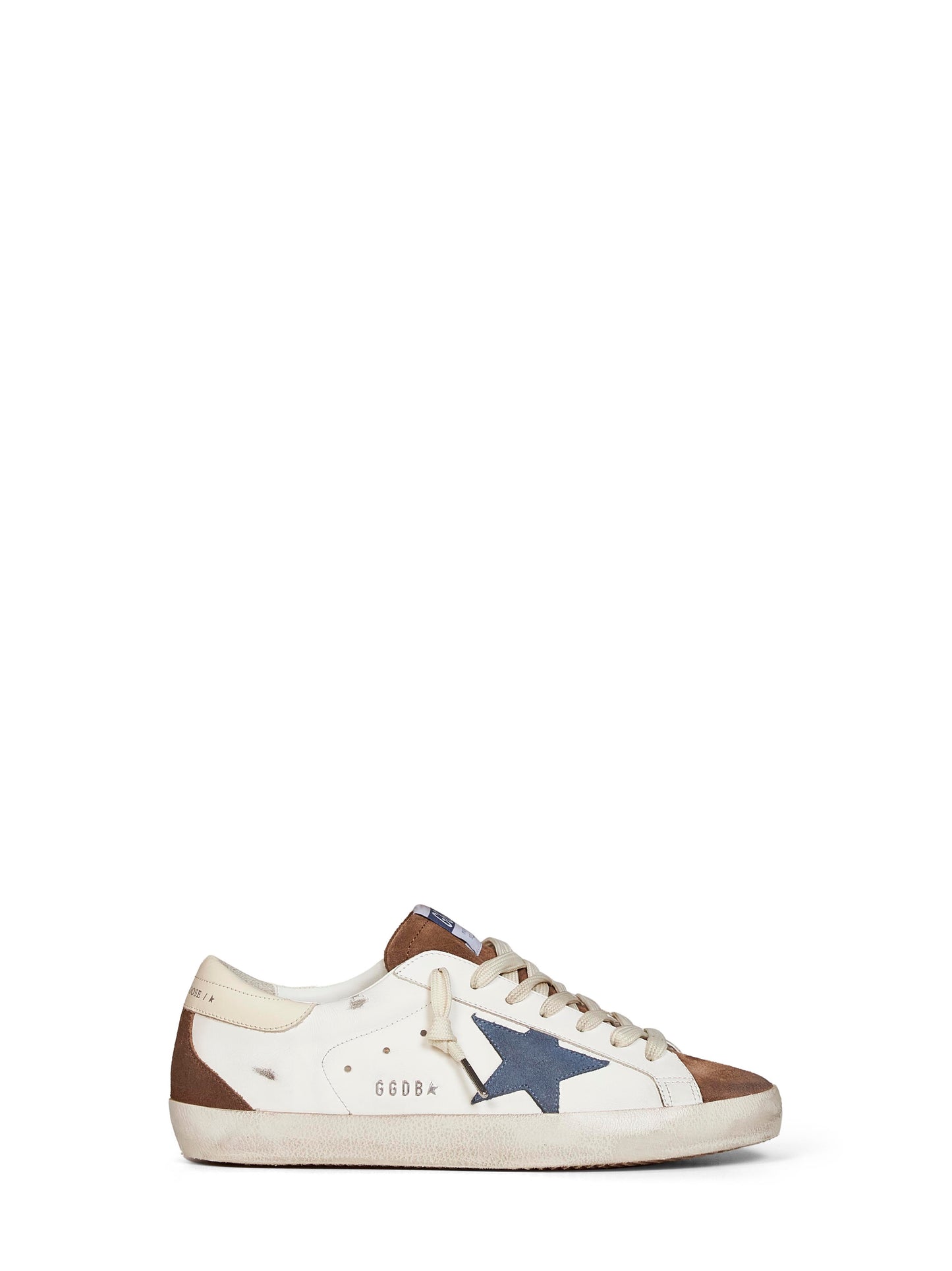 White leather Super-Star sneakers