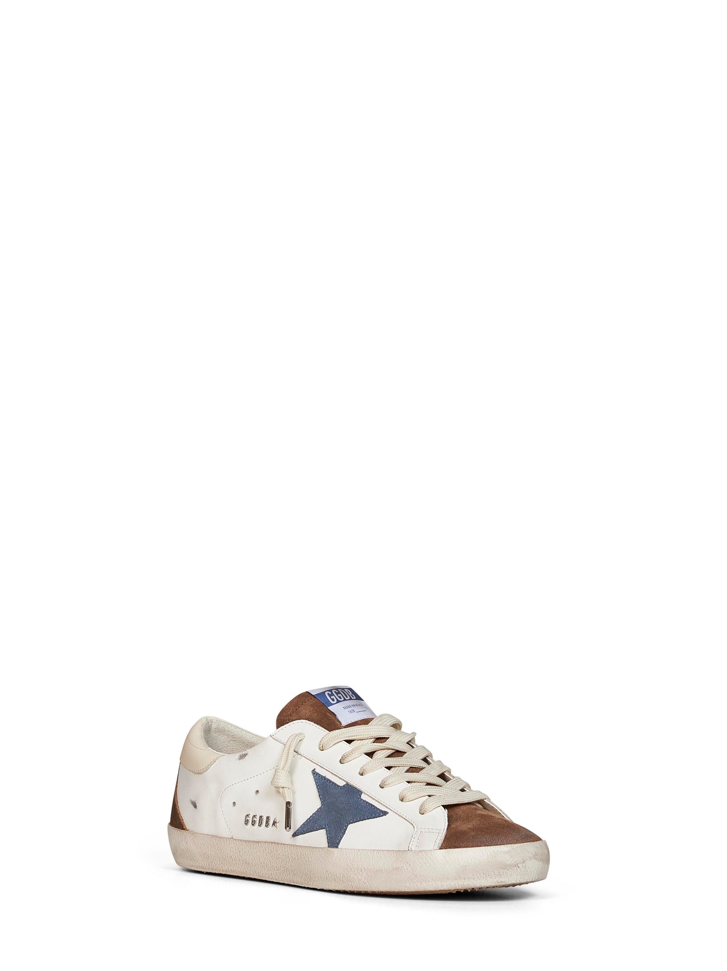 White leather Super-Star sneakers