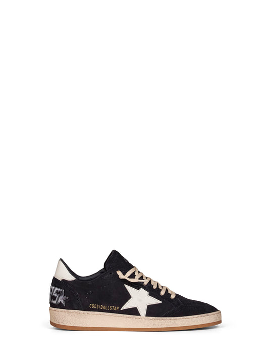 Sneakers Ball Star in camoscio blu scuro