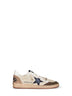 Sneakers Ball Star in pelle crema