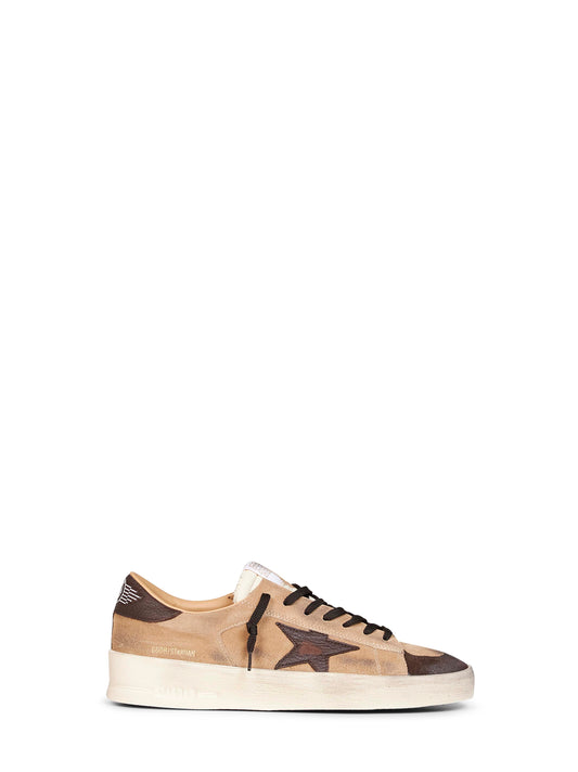 Sneakers Stardan in camoscio beige