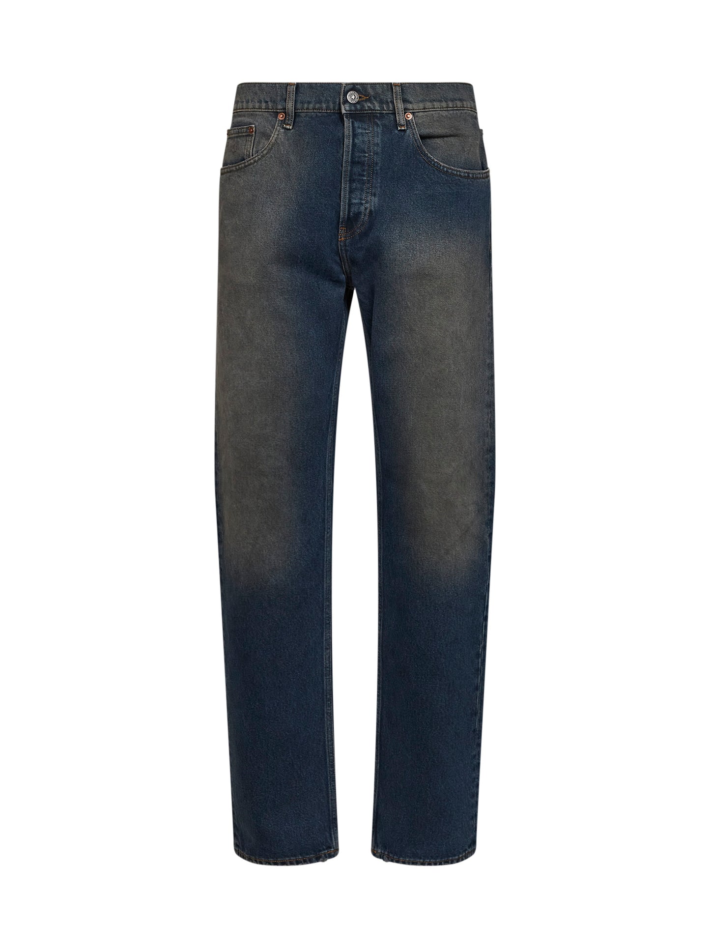 Blue cotton denim Journey Patrick straight jeans