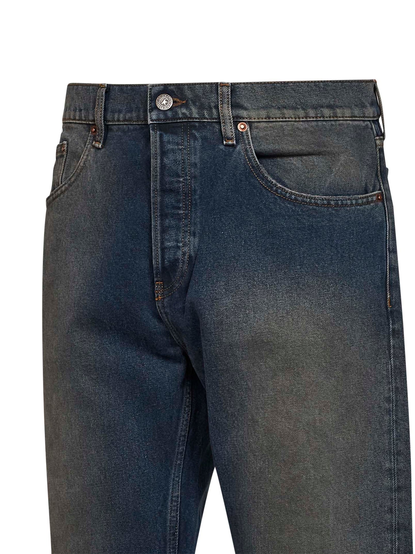 Blue cotton denim Journey Patrick straight jeans