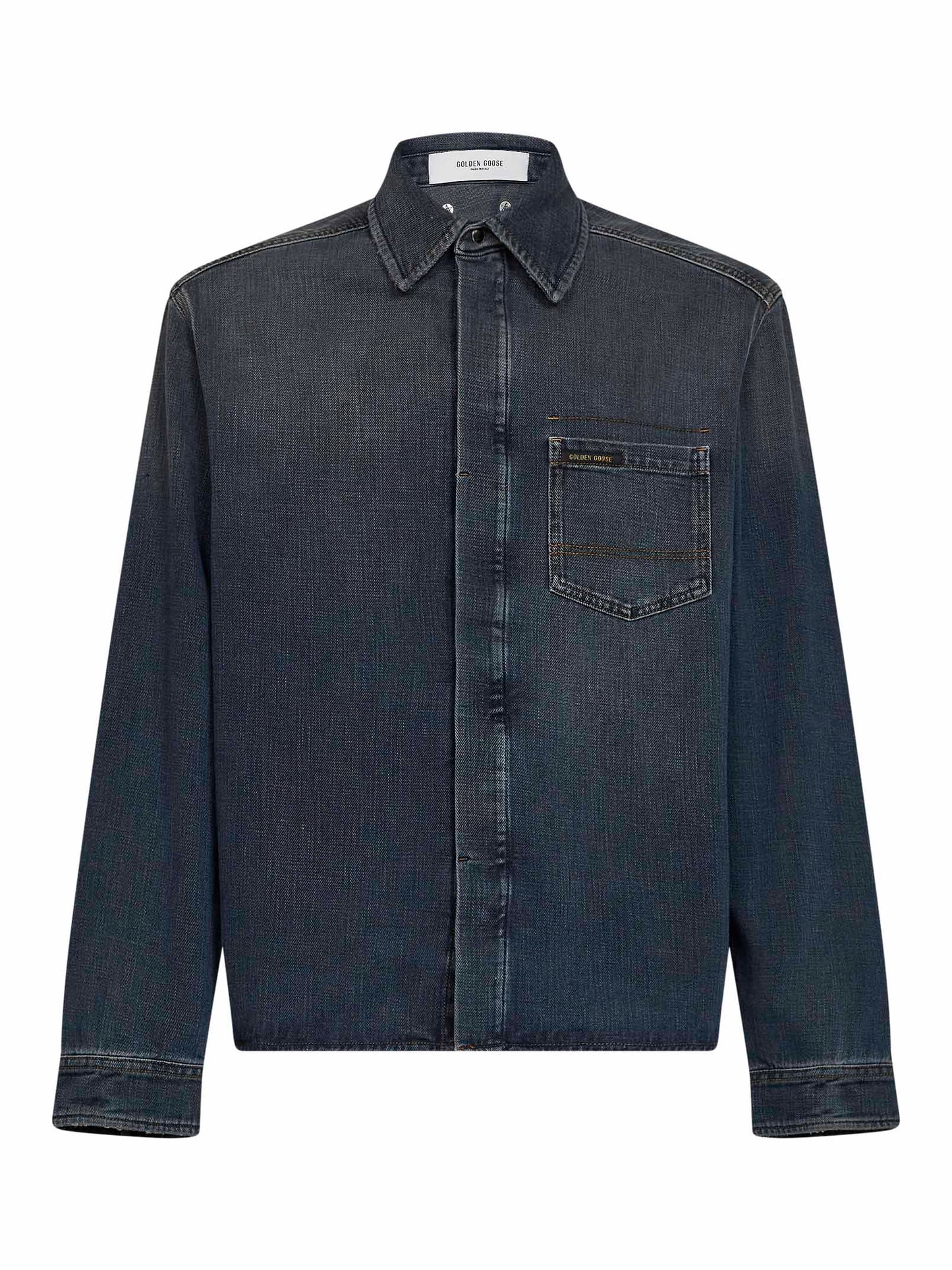 Blue lightweight cotton denim Roger Journey shirt