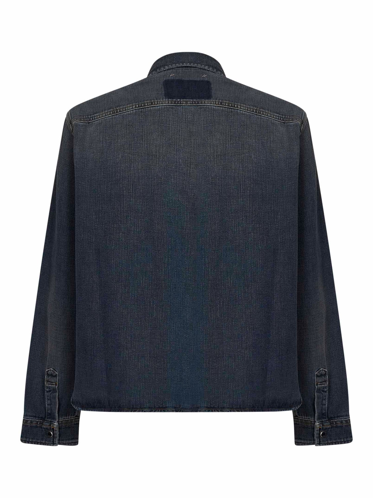 Blue lightweight cotton denim Roger Journey shirt