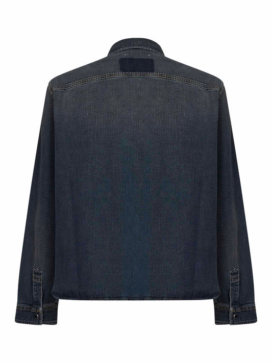 Blue lightweight cotton denim Roger Journey shirt