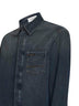 Blue lightweight cotton denim Roger Journey shirt