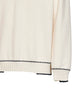 Polo in maglia di cotone bianco con stampa