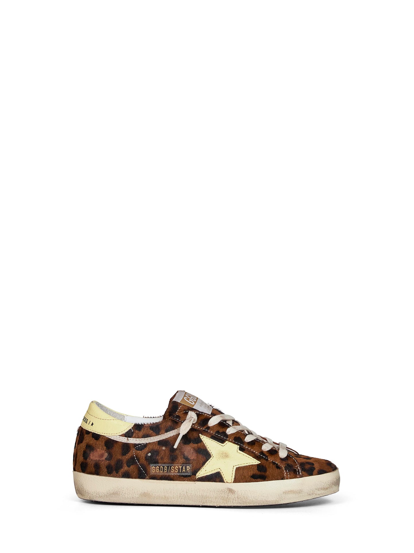 Leopard-print pony skin Super-Star sneakers