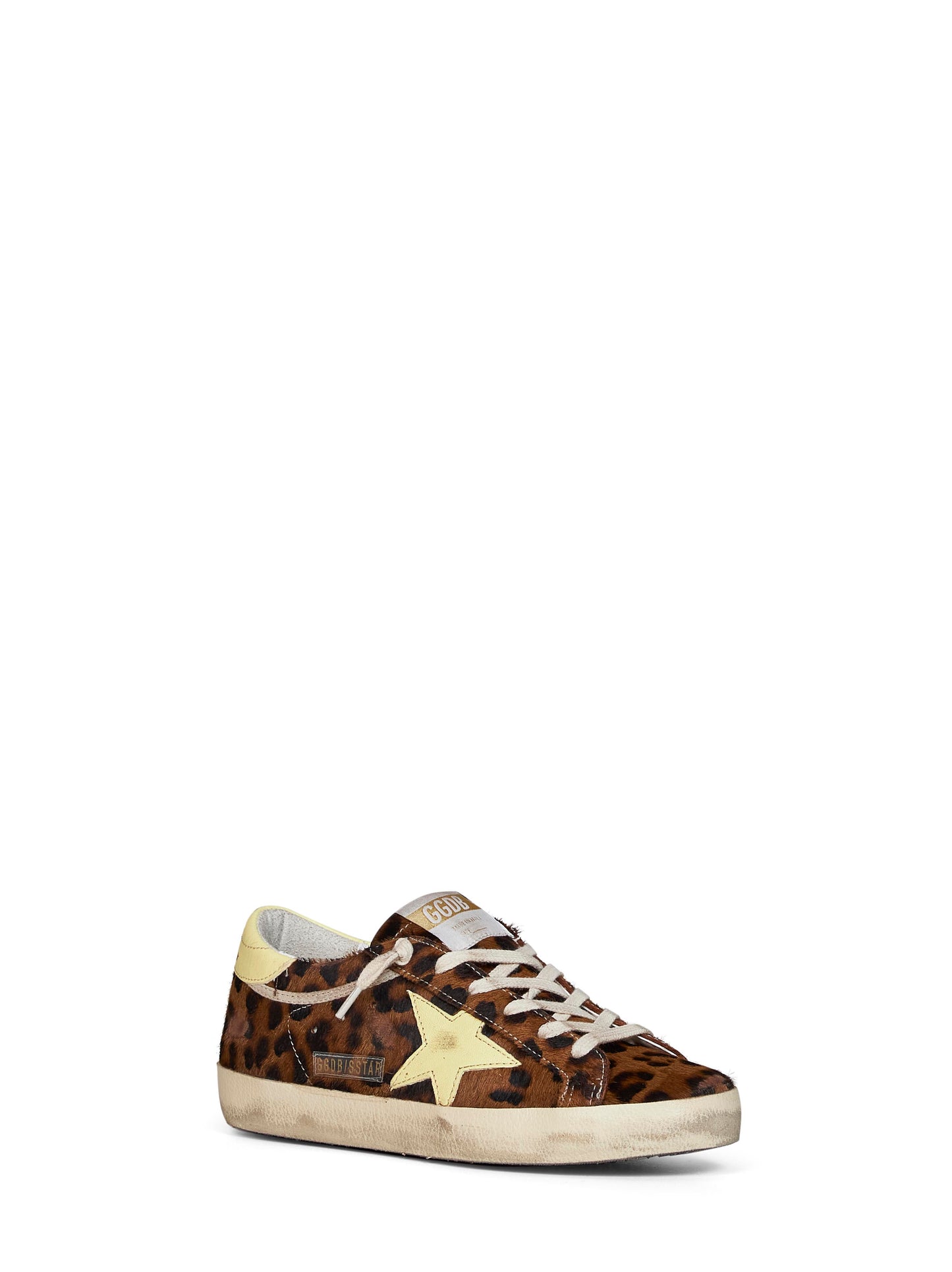 Leopard-print pony skin Super-Star sneakers
