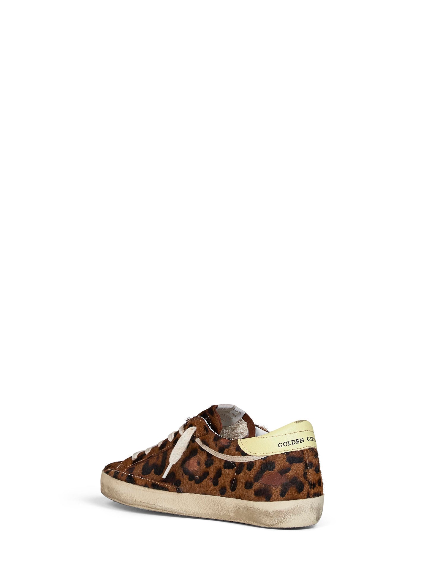 Leopard-print pony skin Super-Star sneakers
