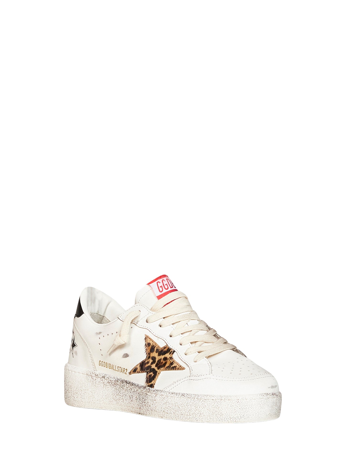 White leather Ball Star sneakers