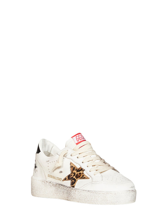 White leather Ball Star sneakers