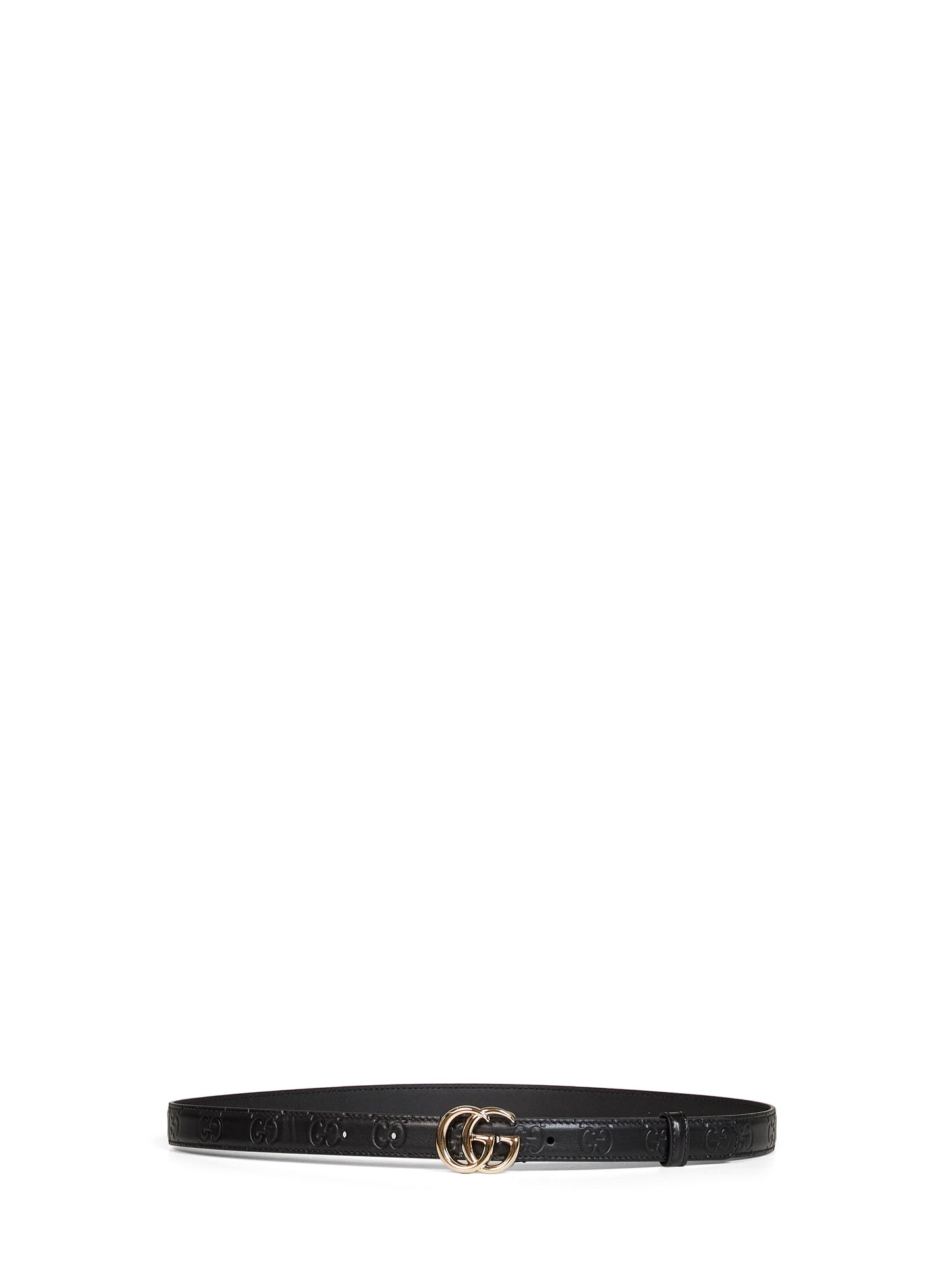 Black GG Marmont slim belt
