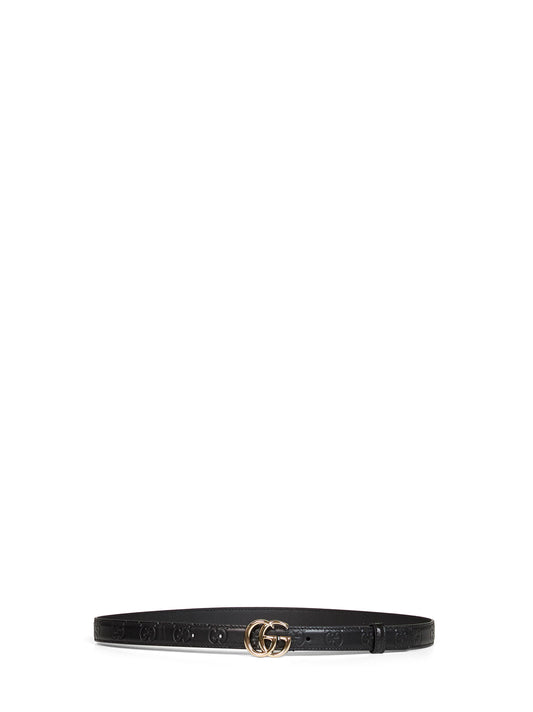 Black GG Marmont slim belt