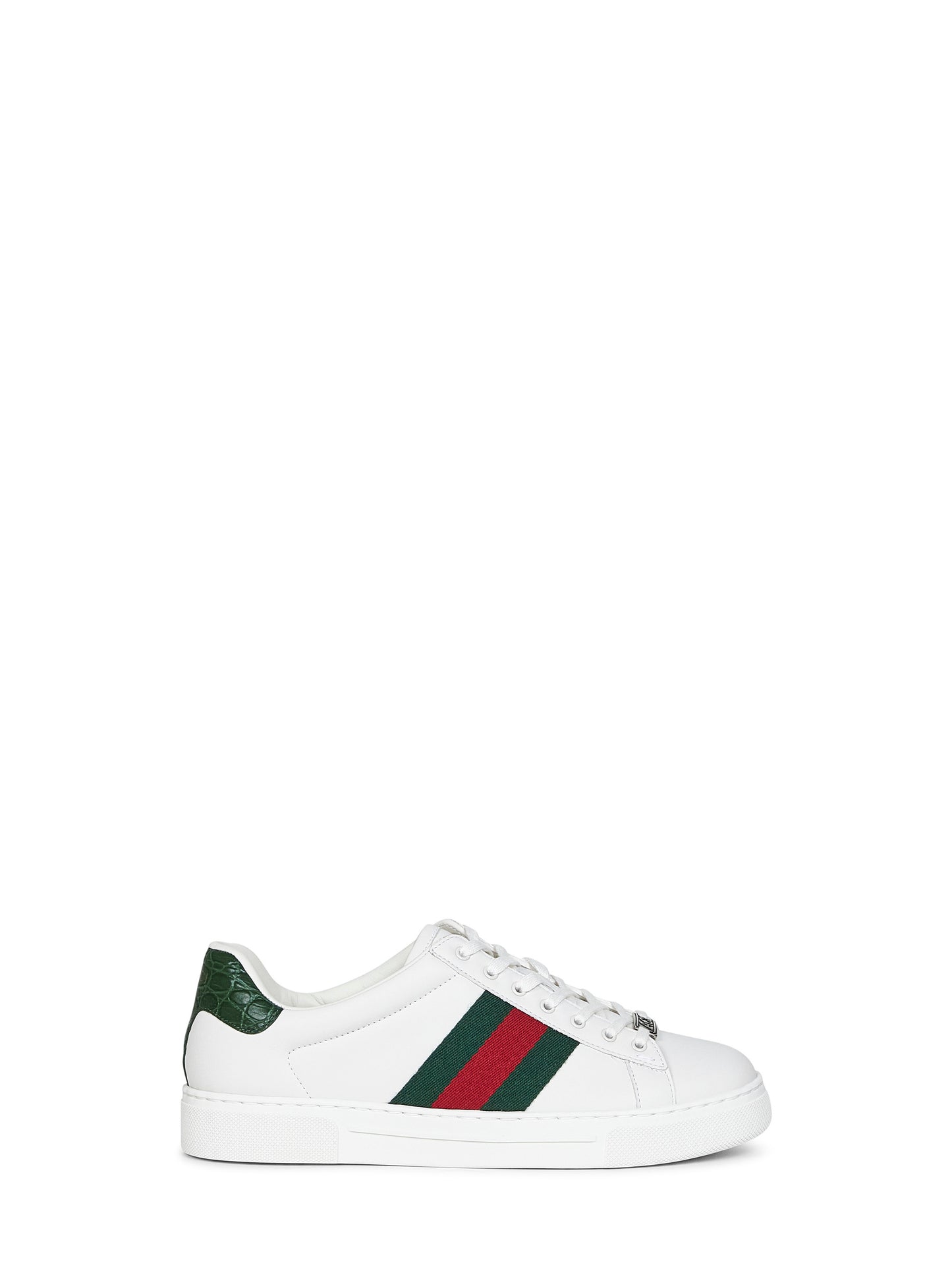 Sneakers Gucci Ace in pelle bianca