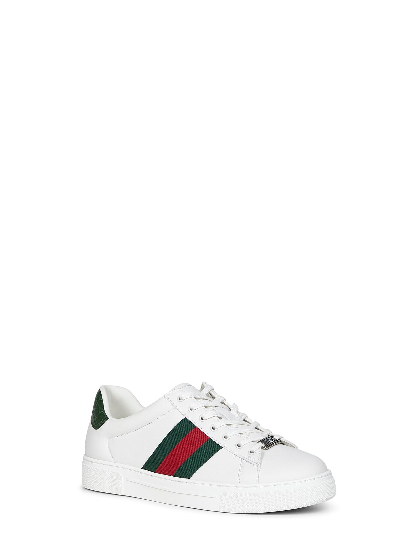 Sneakers Gucci Ace in pelle bianca