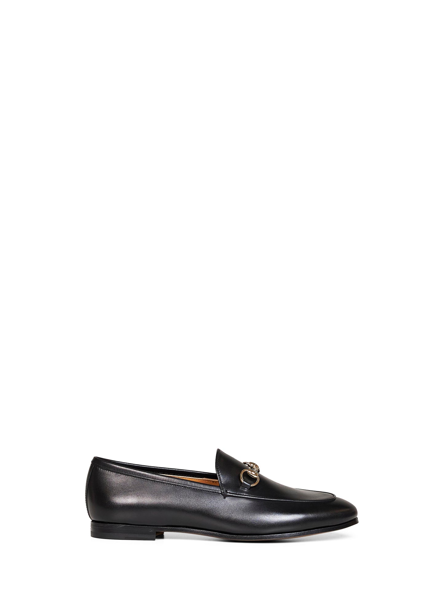 Black leather Jordaan Horsebit loafers
