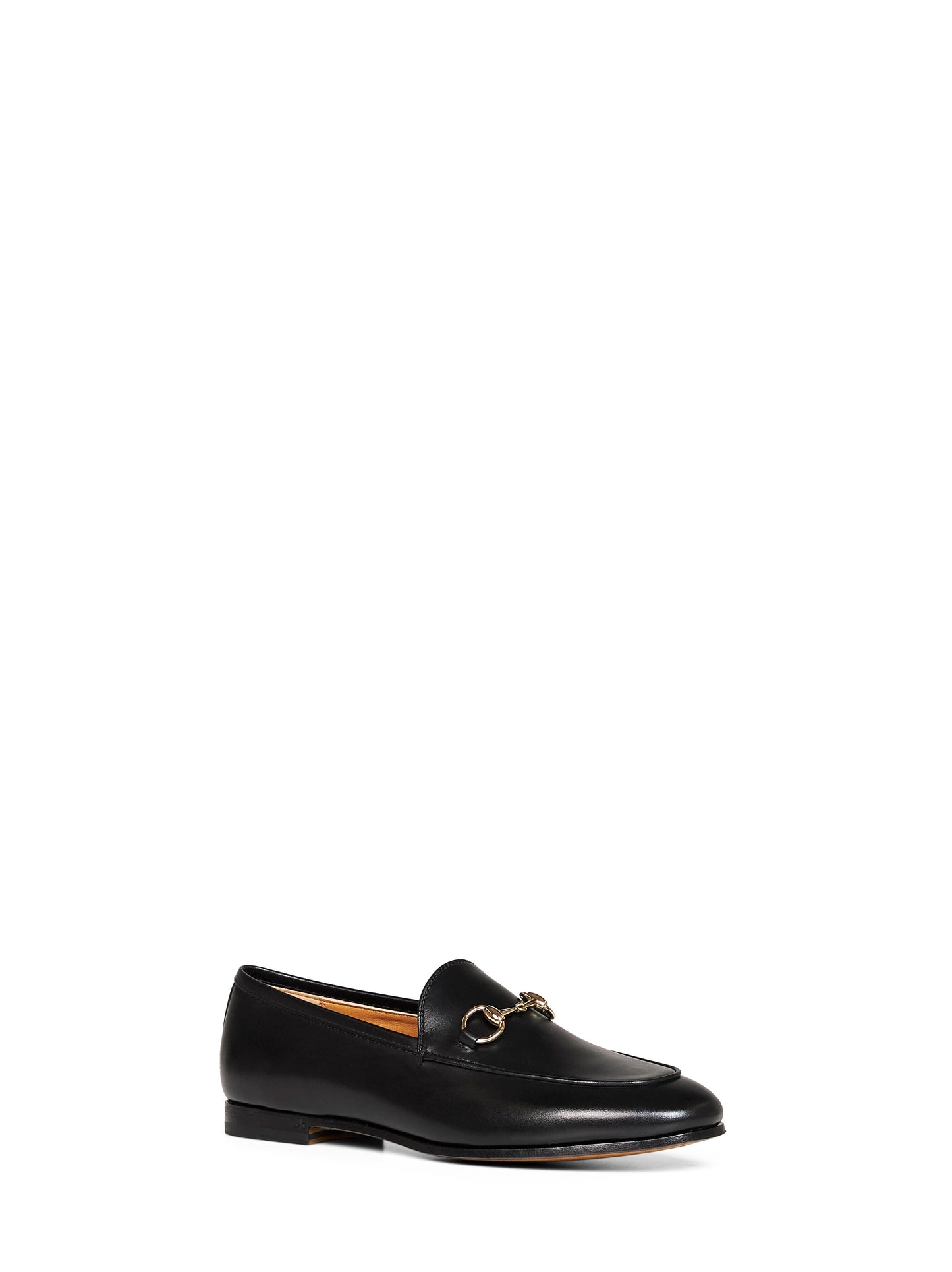Black leather Jordaan Horsebit loafers