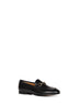 Black leather Jordaan Horsebit loafers