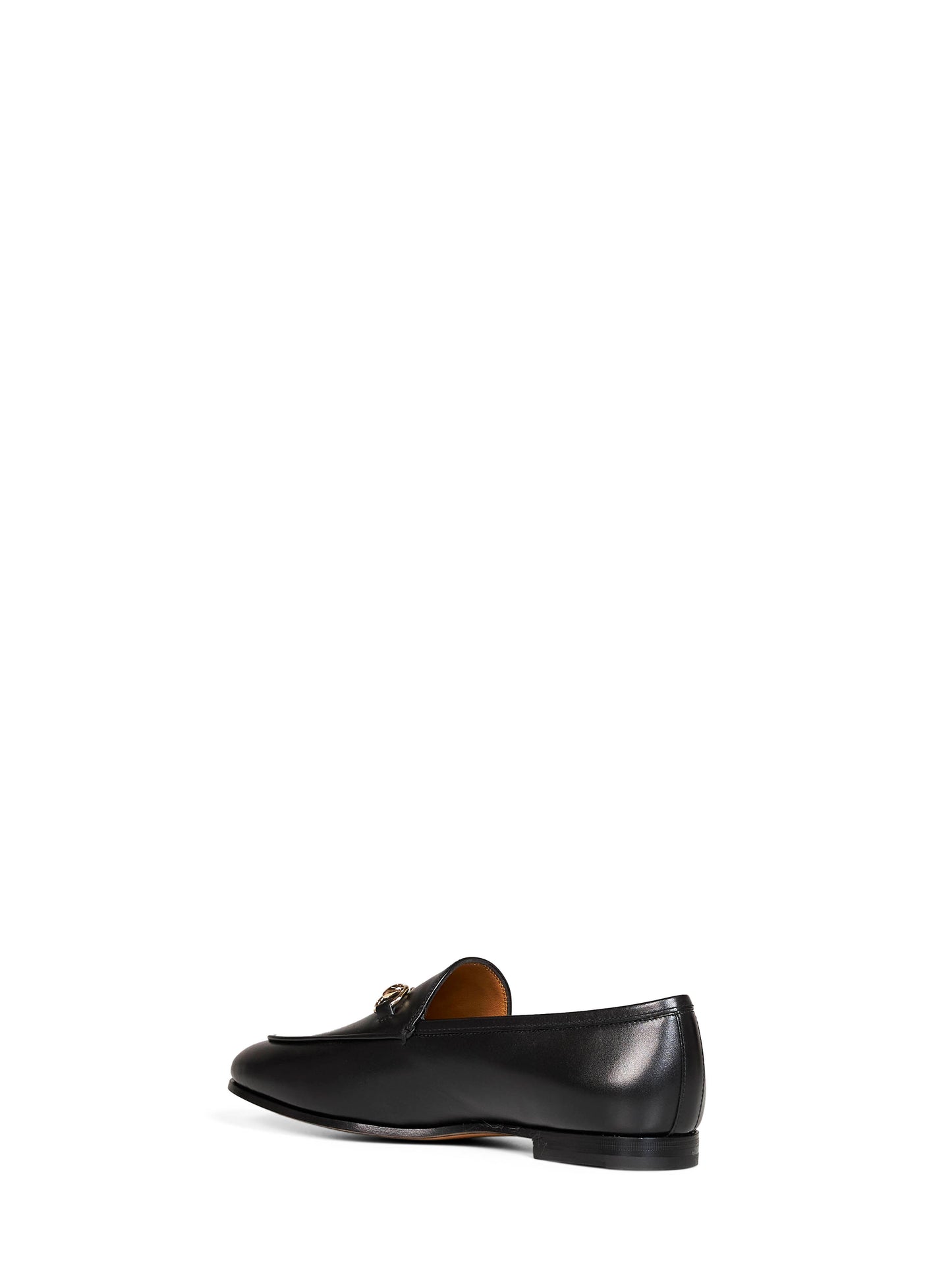 Black leather Jordaan Horsebit loafers