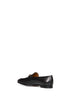 Black leather Jordaan Horsebit loafers