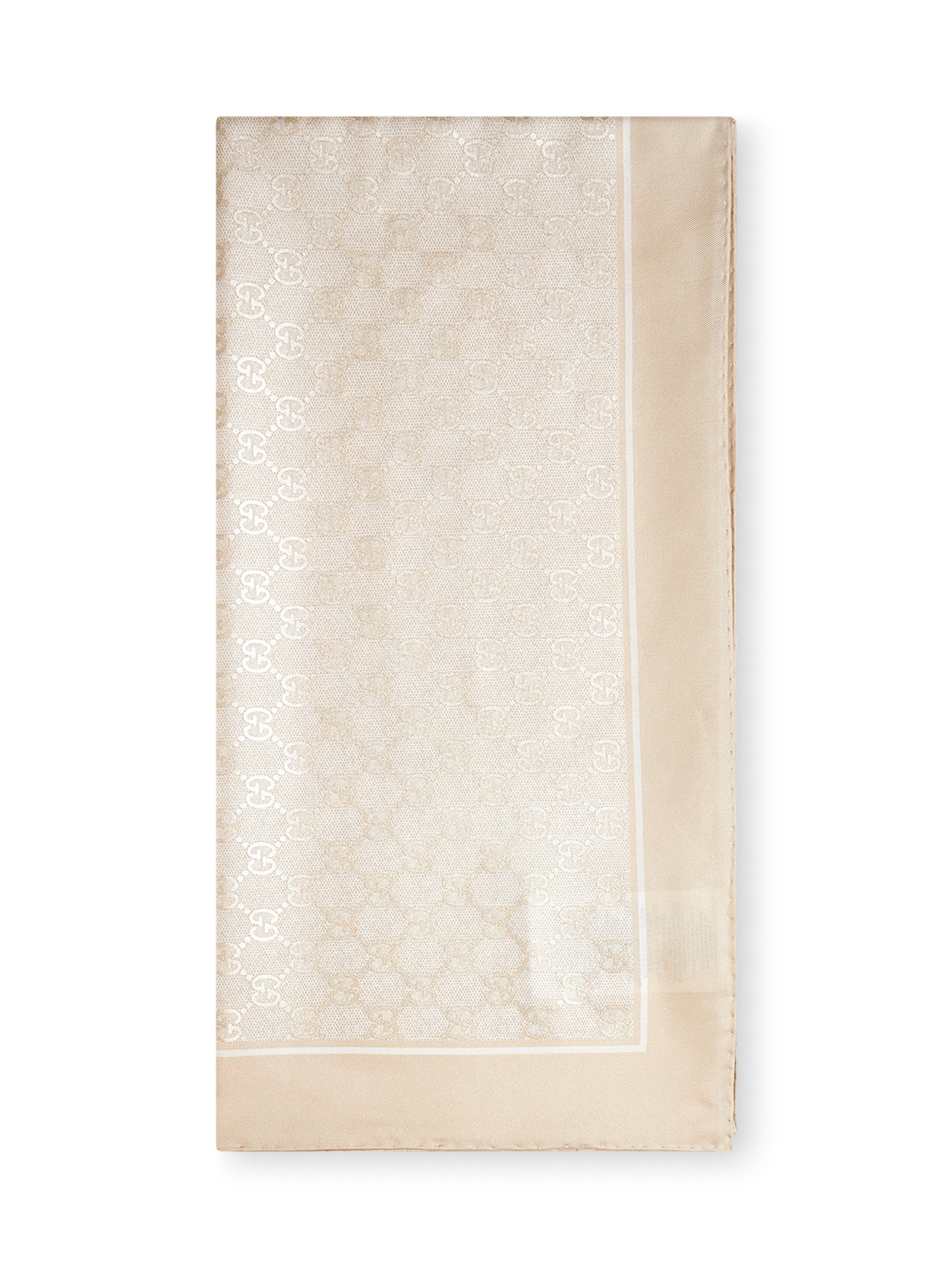 Ivory GG silk carré