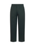 Pantaloni a gamba dritta con monogramma GG in verde