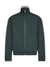 Giacca con zip in jersey tecnico GG verde scuro