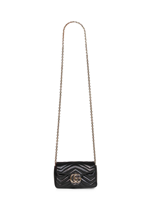 Black GG Marmont mini crossbody bag